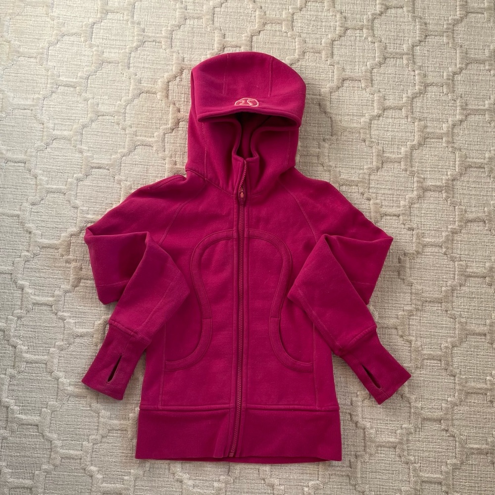 Lululemon Scuba jacket, size 4, pink